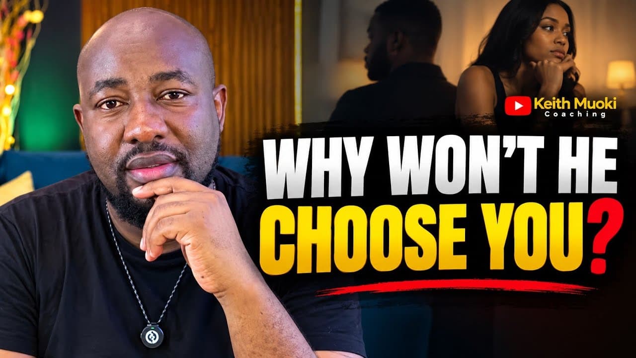 Keith Muoki explaining clarity and commitment in relationships